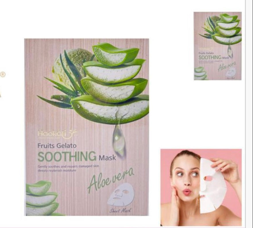 Maschera viso Aloe Vera