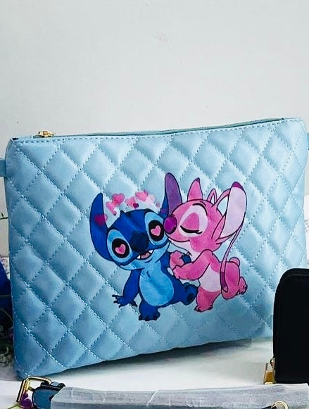 Pochette trapuntata STITCH e Angel